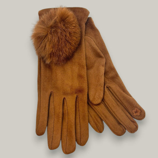 Alina - Winter Charm Pom Gloves