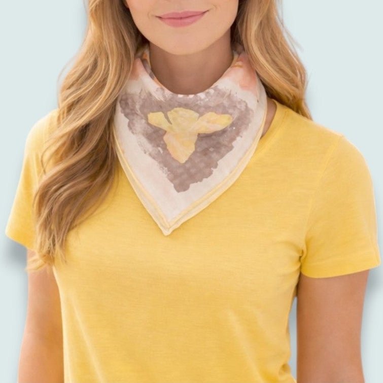 Fraas - Neck-Scarf With Butterfly Design