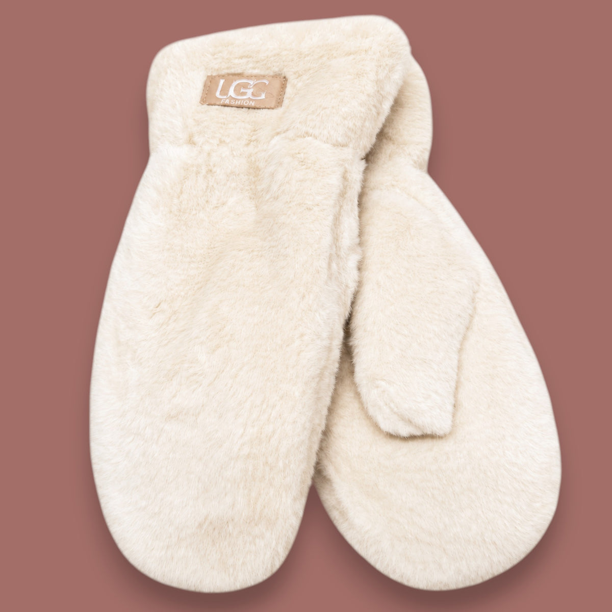 Audrey's - Plush Faux-Fur Mittens