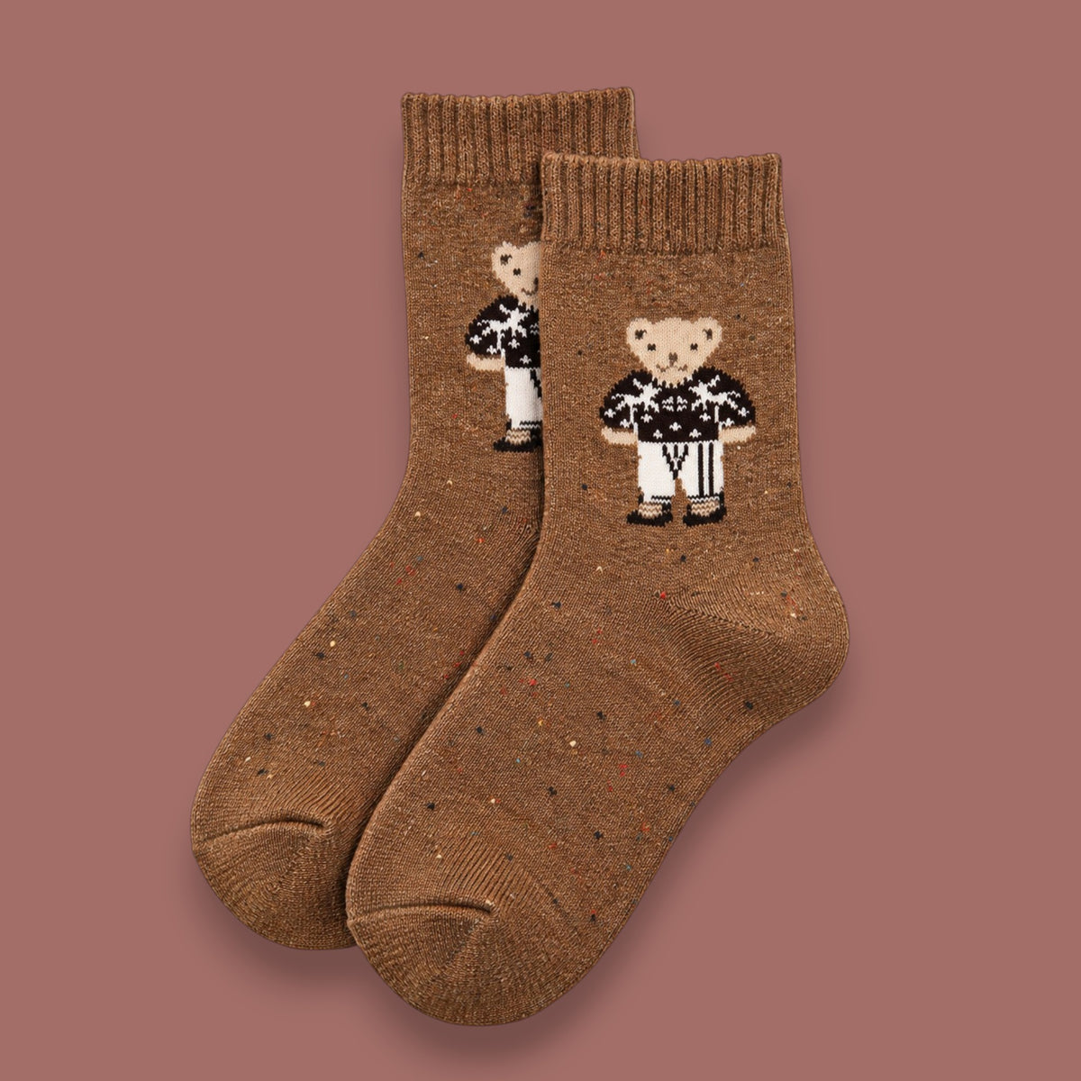 Caracol - Cozy Teddy Bear Socks
