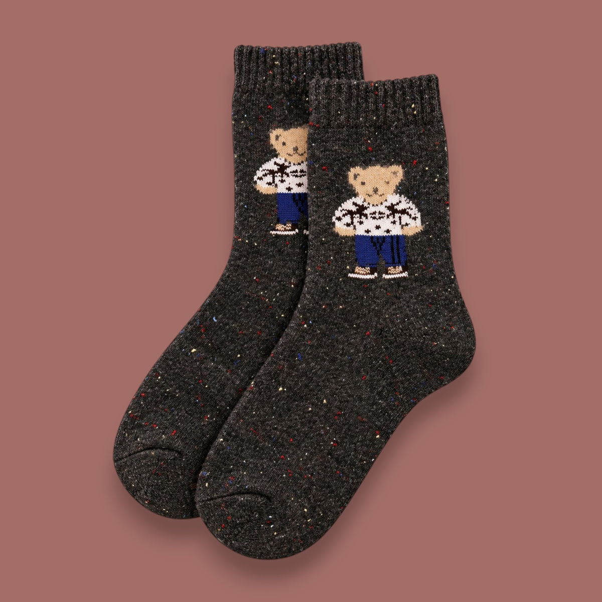 Caracol - Cozy Teddy Bear Socks