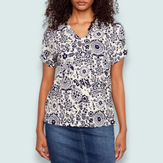 Charlie B - Printed Short Sleeve T-Shirt