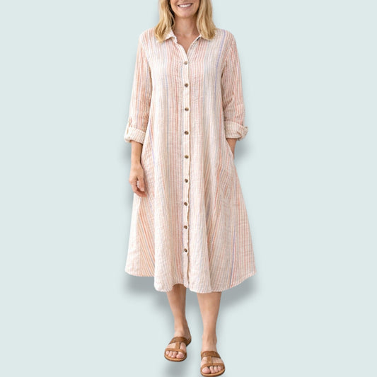 Shannon Passero - Mora Button Front Shirt Dress
