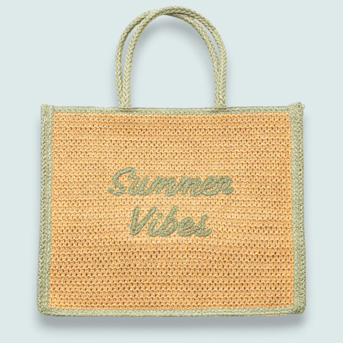 Audrey's - “Summer Vibes” Woven Tote