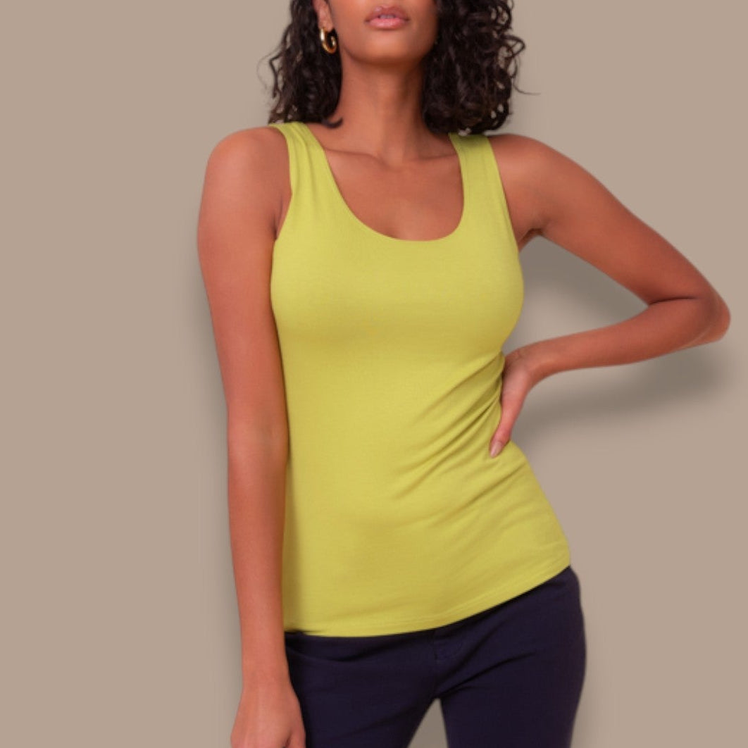 Alison Sheri - Essential Scoop Neck Tank Top