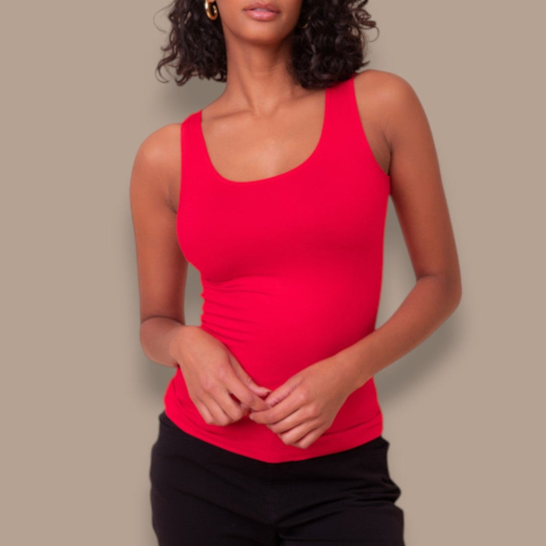 Alison Sheri - Essential Scoop Neck Tank Top