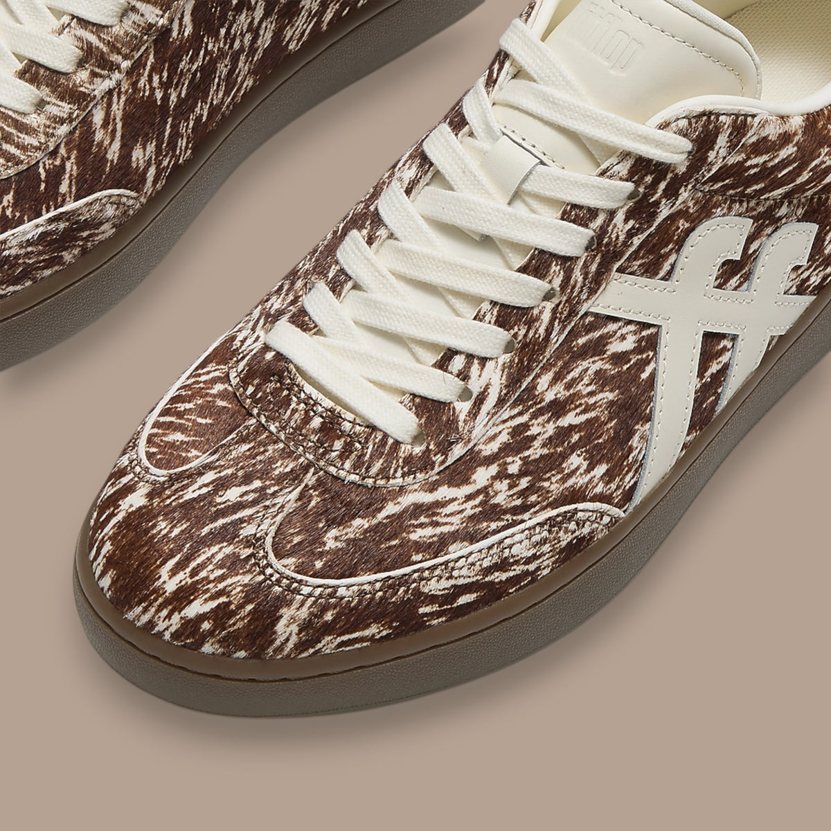 FitFlop - Leather Pony-Hair Sneakers