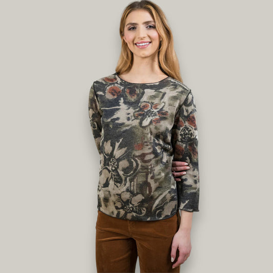 Trisha Tyler - Reversible Crew Neck Top