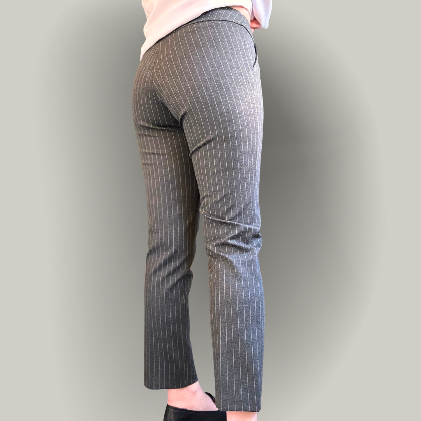 Lasania - Pin Stripe Dress Pants (Petite)