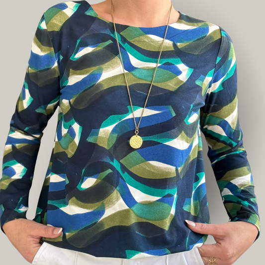 Sunday - Abstract Long Sleeve Top