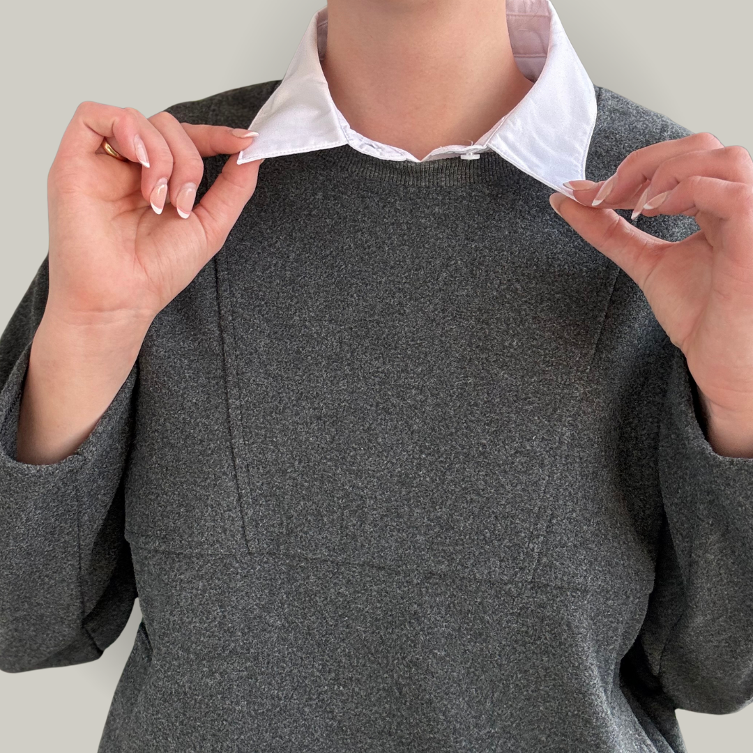 Soya Concept - Shirt Collar Sweater