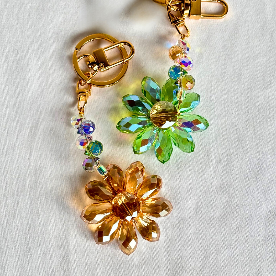 Jacqueline Kent - Beaded Flower Keychain