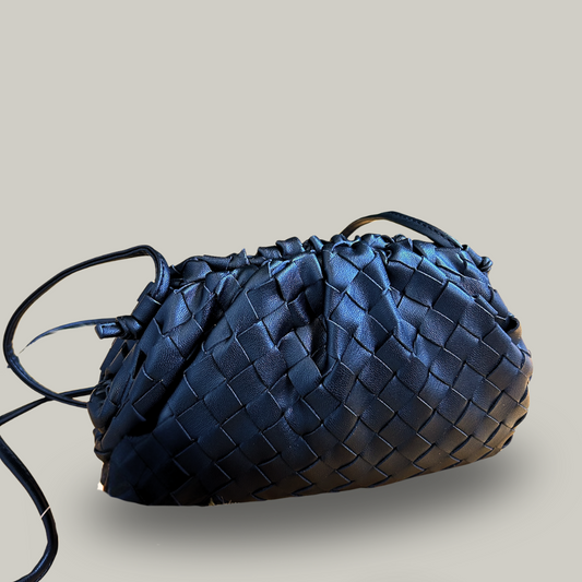 Inzi - Quilted Faux Leather Crossbody Bag