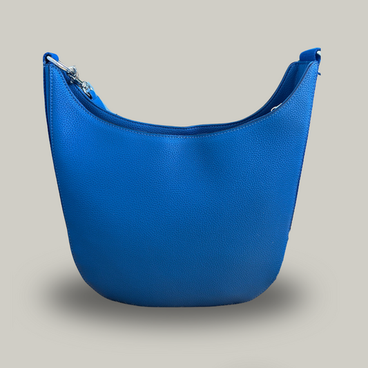 Inzi - Faux Leather Crossbody Bucket Bag