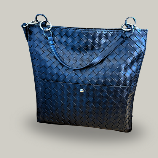 Inzi - Quilted Tote Handbag