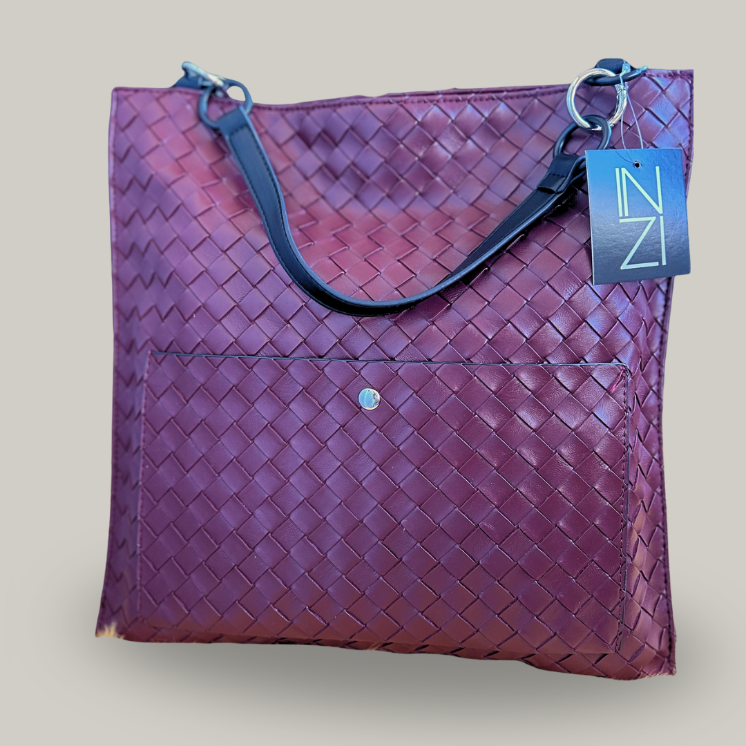 Inzi - Quilted Tote Handbag