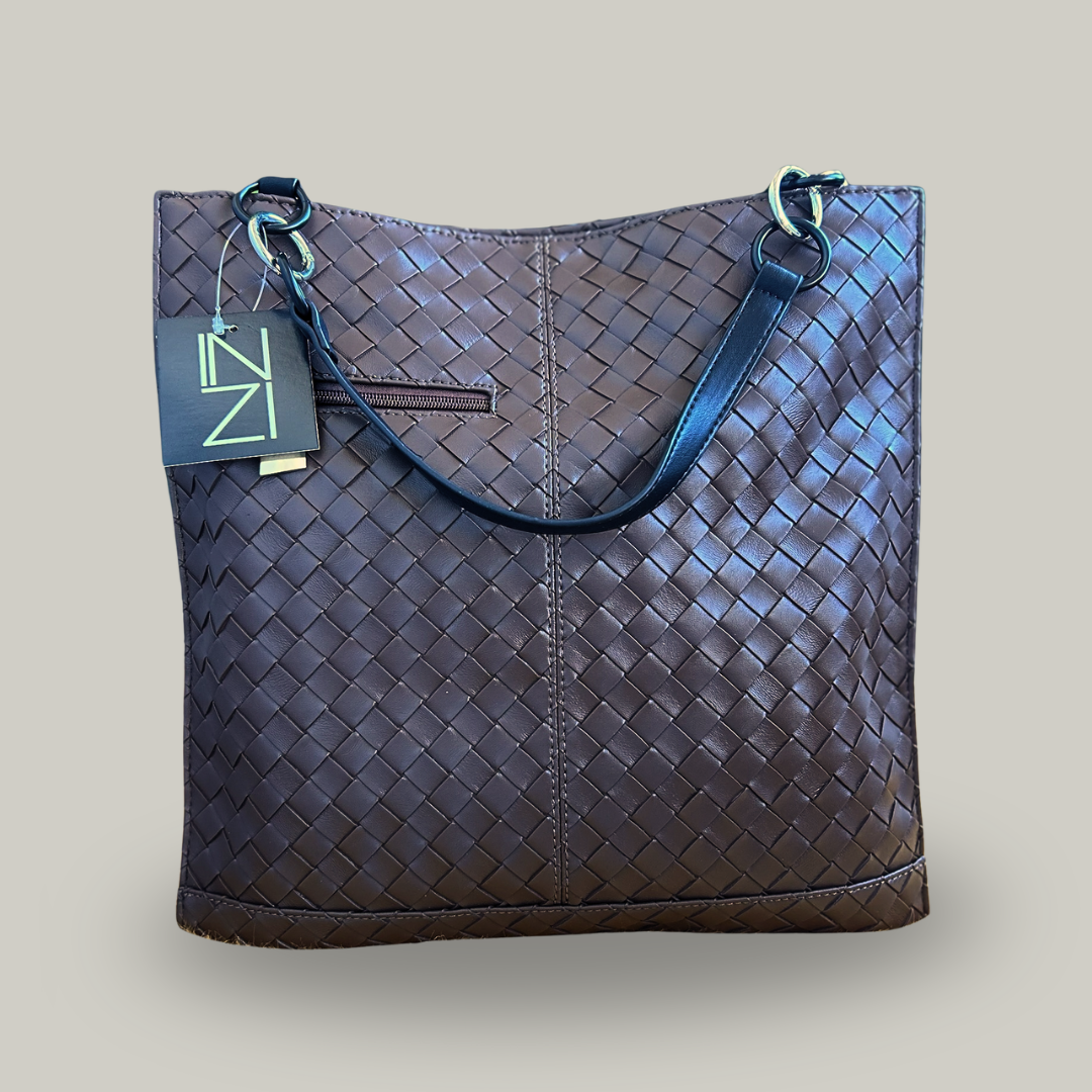Inzi - Quilted Tote Handbag
