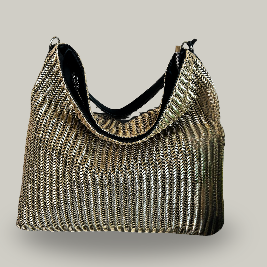 Inzi - Metallic Tote Style Bag