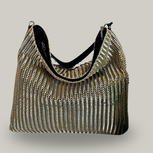 Inzi - Metallic Tote Style Bag