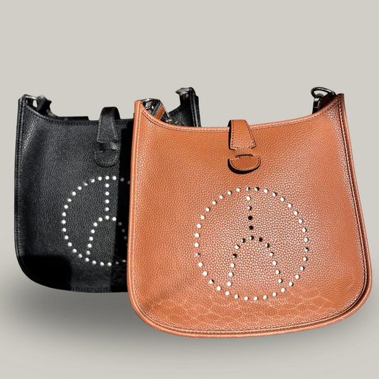 Inzi - Peace Sign Crossbody Bag