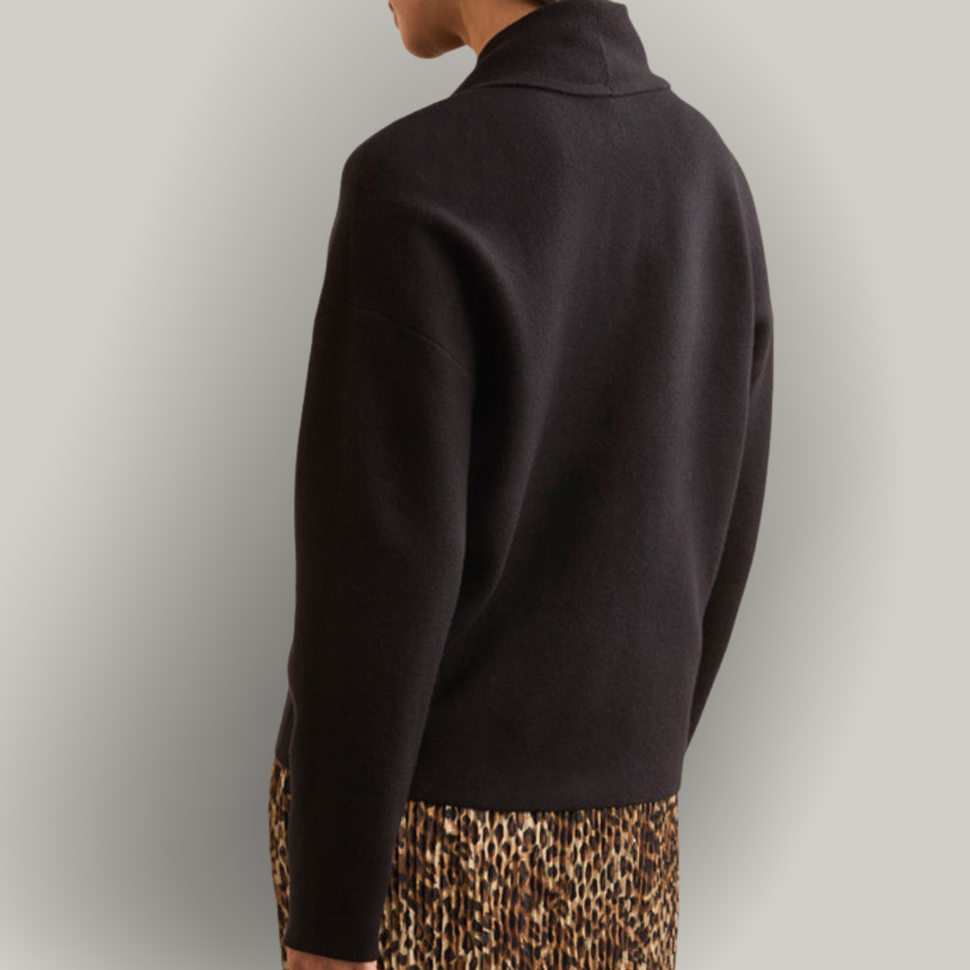 Tribal - Double Knit Shawl Collar Coatigan