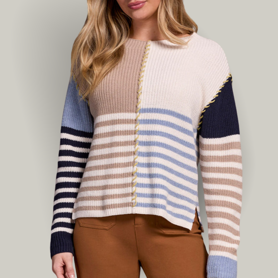 Tribal - Long Sleeve Boat Neck Sweater