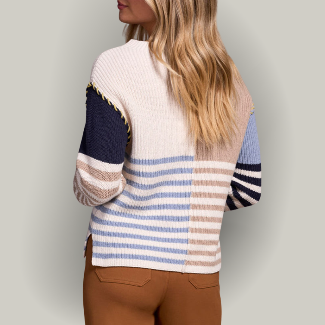 Tribal - Long Sleeve Boat Neck Sweater