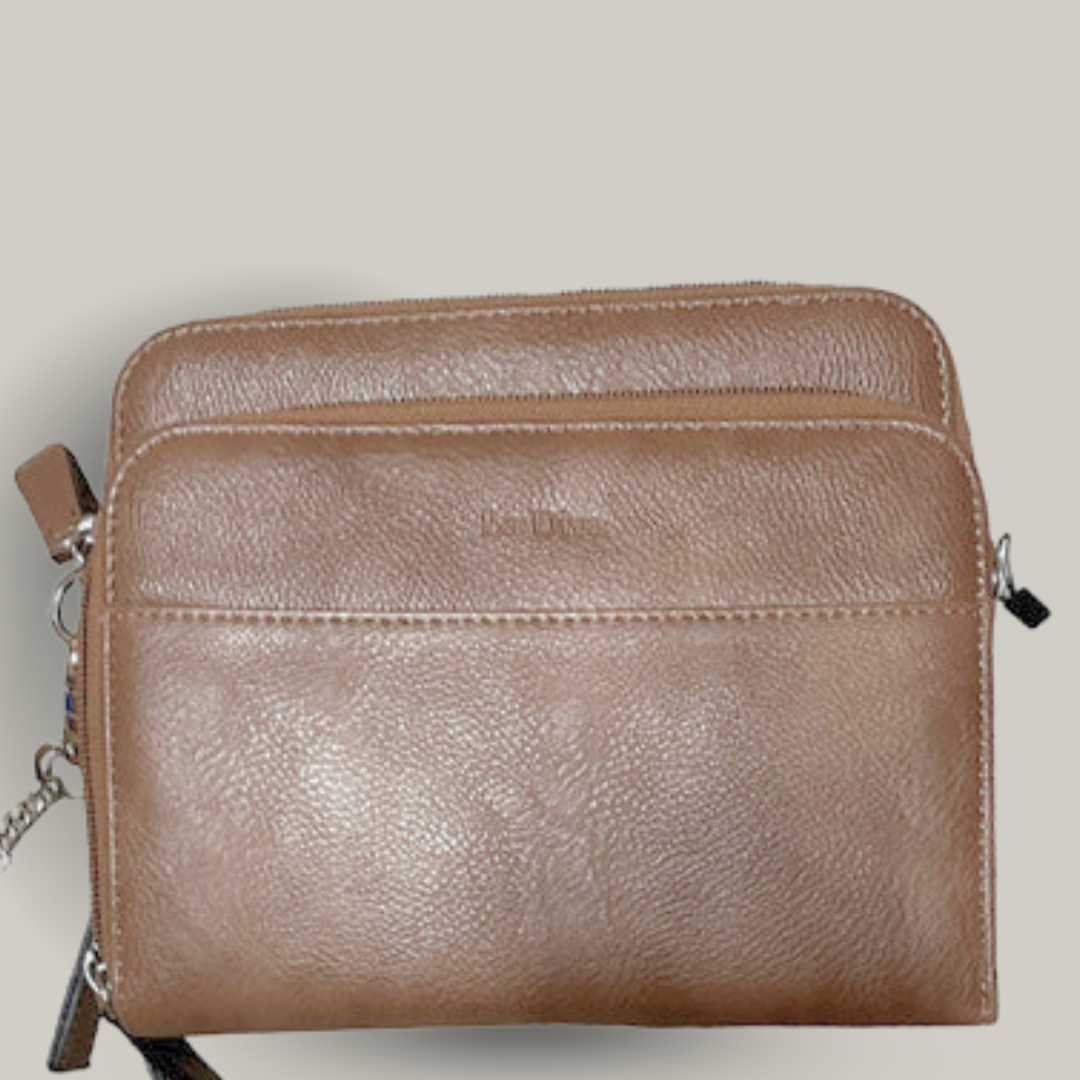 La Diva - Top Zip Crossbody Purse