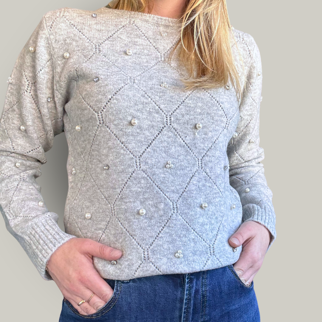 Carreli - Pearl & Diamond Sweater
