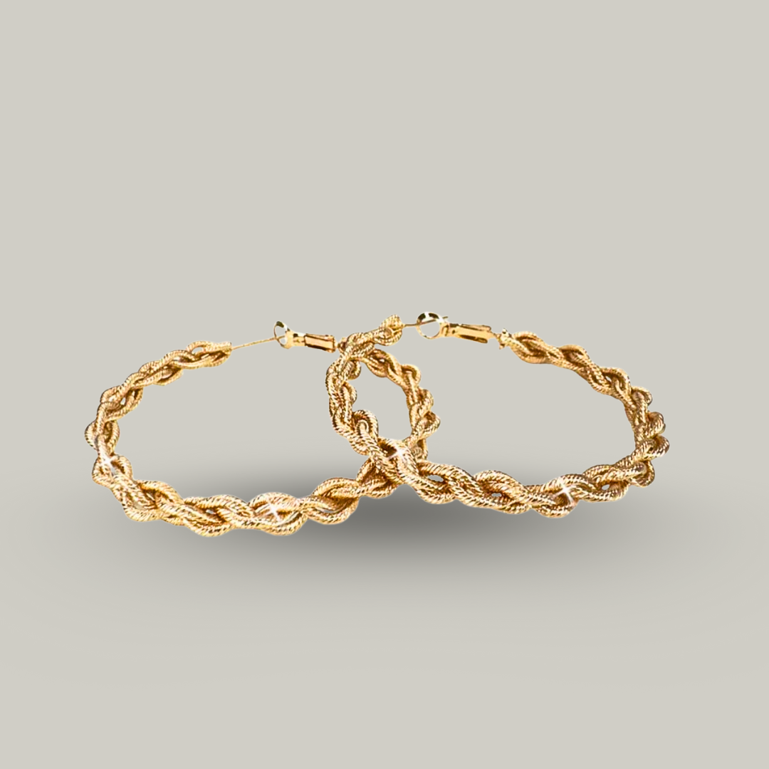 Jacqueline Kent - Twisted Hoop Earrings
