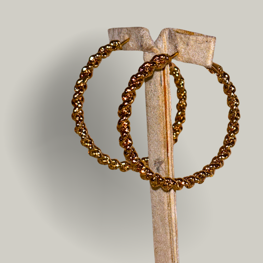 Evershine - Twisted Hoop Earrings