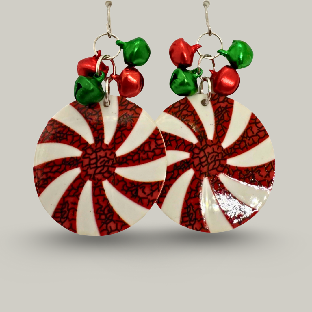Audrey's - Peppermint Swirl Earrings