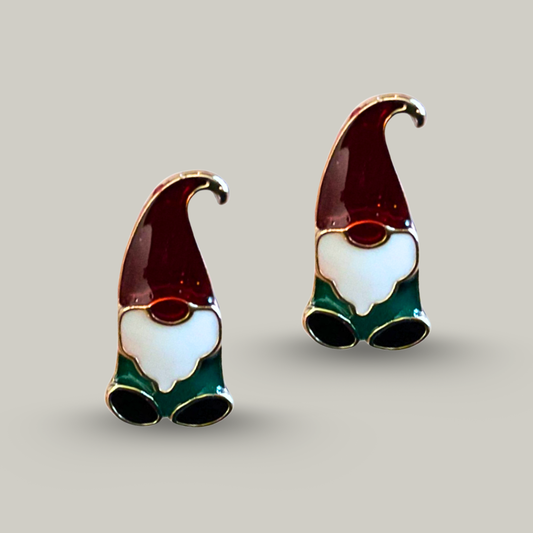 Audrey's - Gold Gnome Stud Earrings