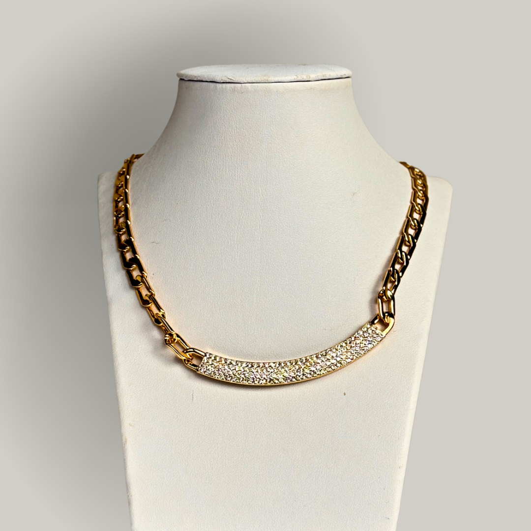 Jacqueline Kent - Chain Link Choker Necklace