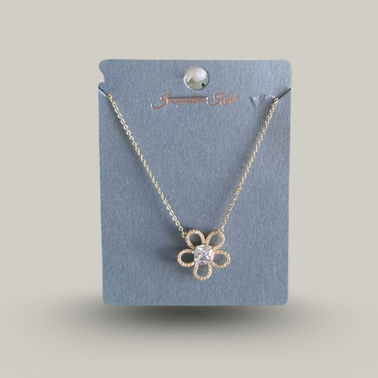 Jacqueline Kent - Dainty Flower Pendant Necklace