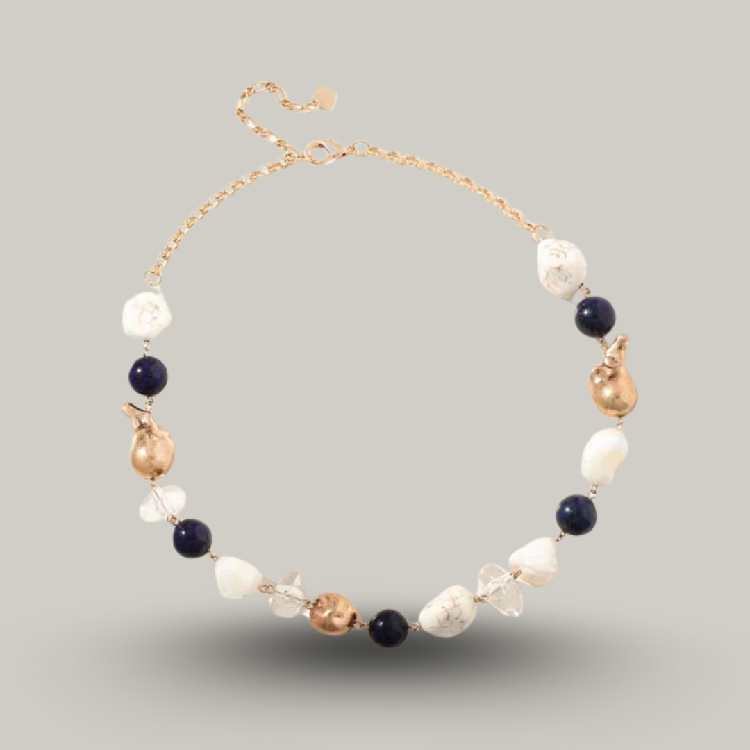 Merx - Gold Chain Necklace With Beads