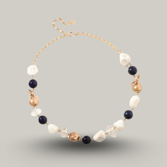 Merx - Gold Chain Necklace With Beads