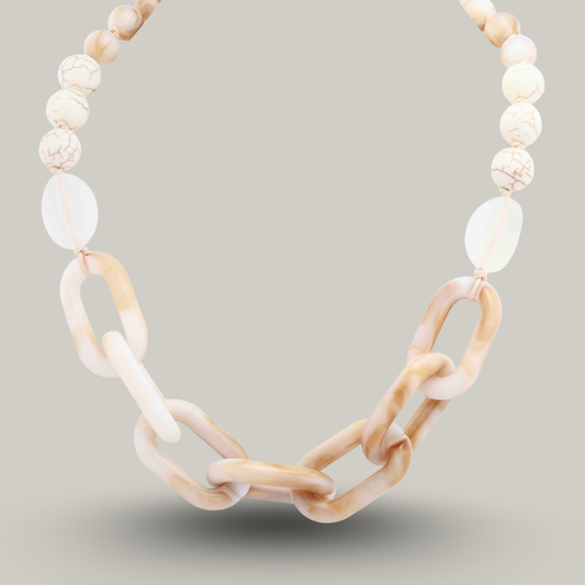 Merx - Bead & Link Necklace