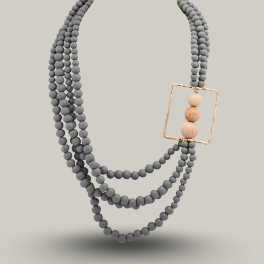 Merx - Multi Strand Beaded Necklace