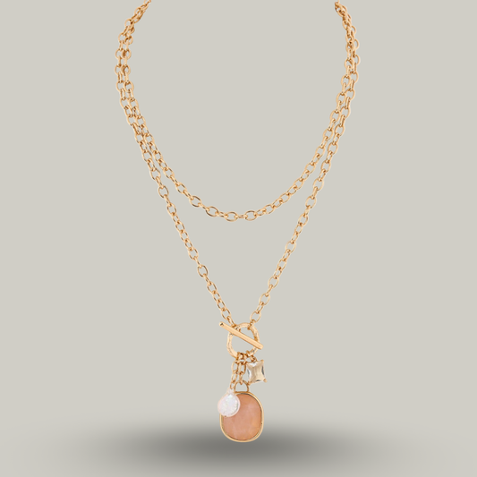 Merx - Quartz Pendant Necklace