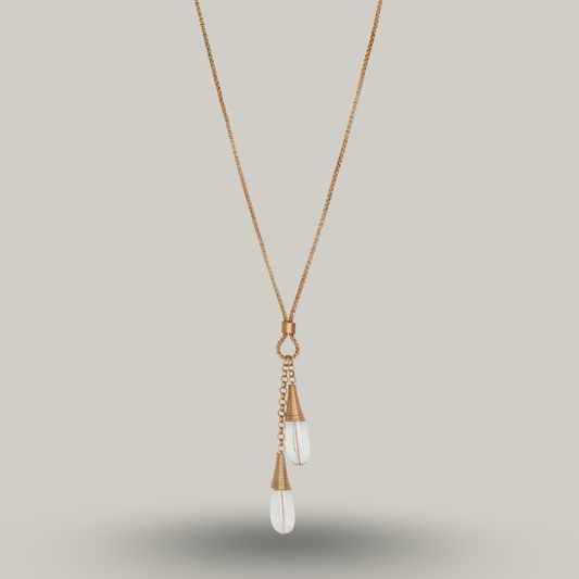 Merx - Lucite Pendant Necklace