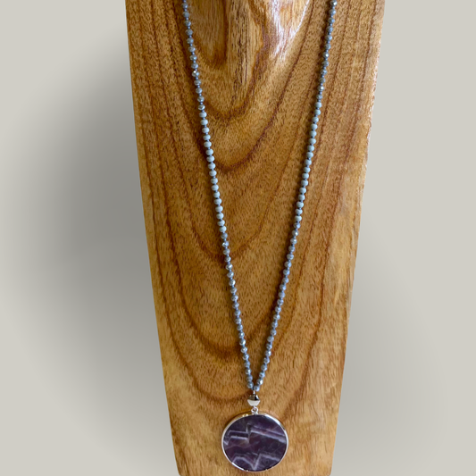 Merx - Necklace With Stone Pendant