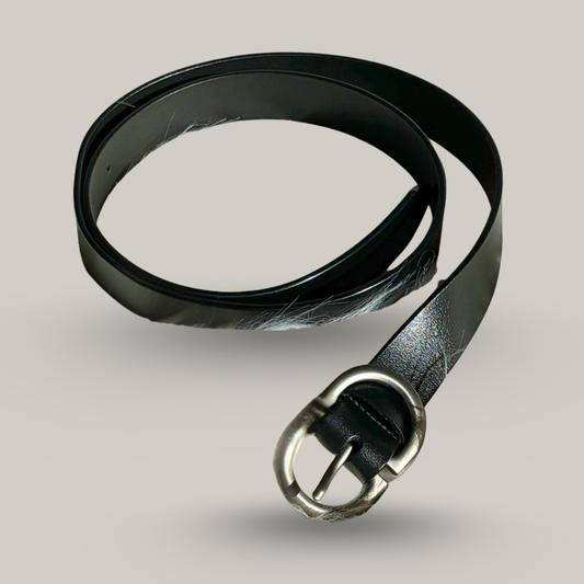Armoir - Classic Black Leather Belt