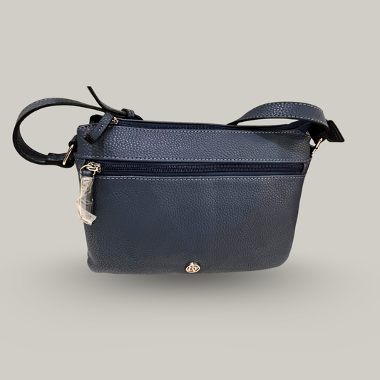 La Diva - Cross-Body Handbag With Zip Closures