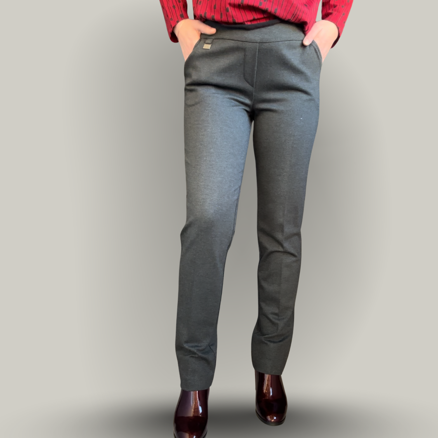 Lasania - Straight Leg Dress Pants – Audrey's Fashions