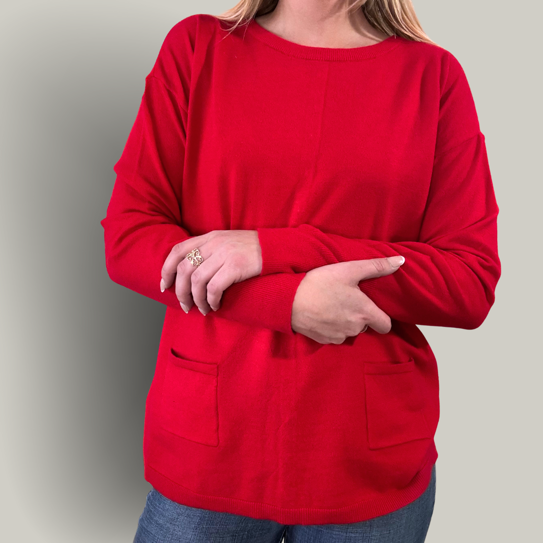 Orly - Sweater With Colorful Button Detail