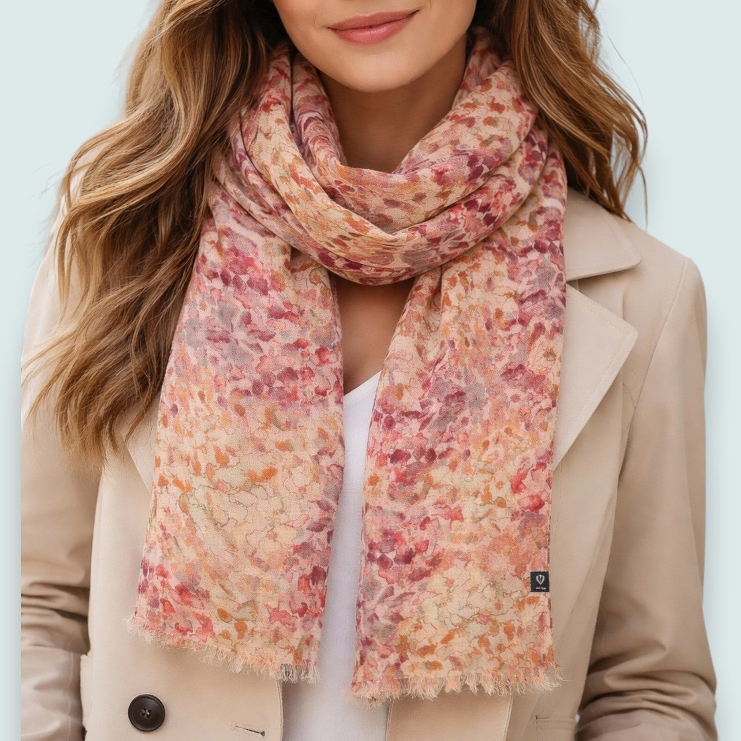Fraas - Floral Mosaic Scarf