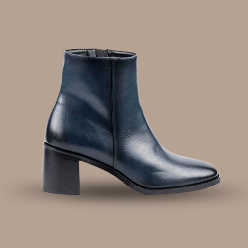 Little Empresses - Skinny Block Heeled Bootie