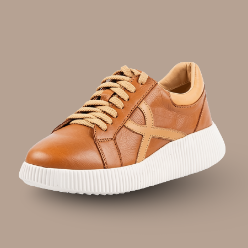 Little Empresses - Genuine Leather Lace-Up Sneaker