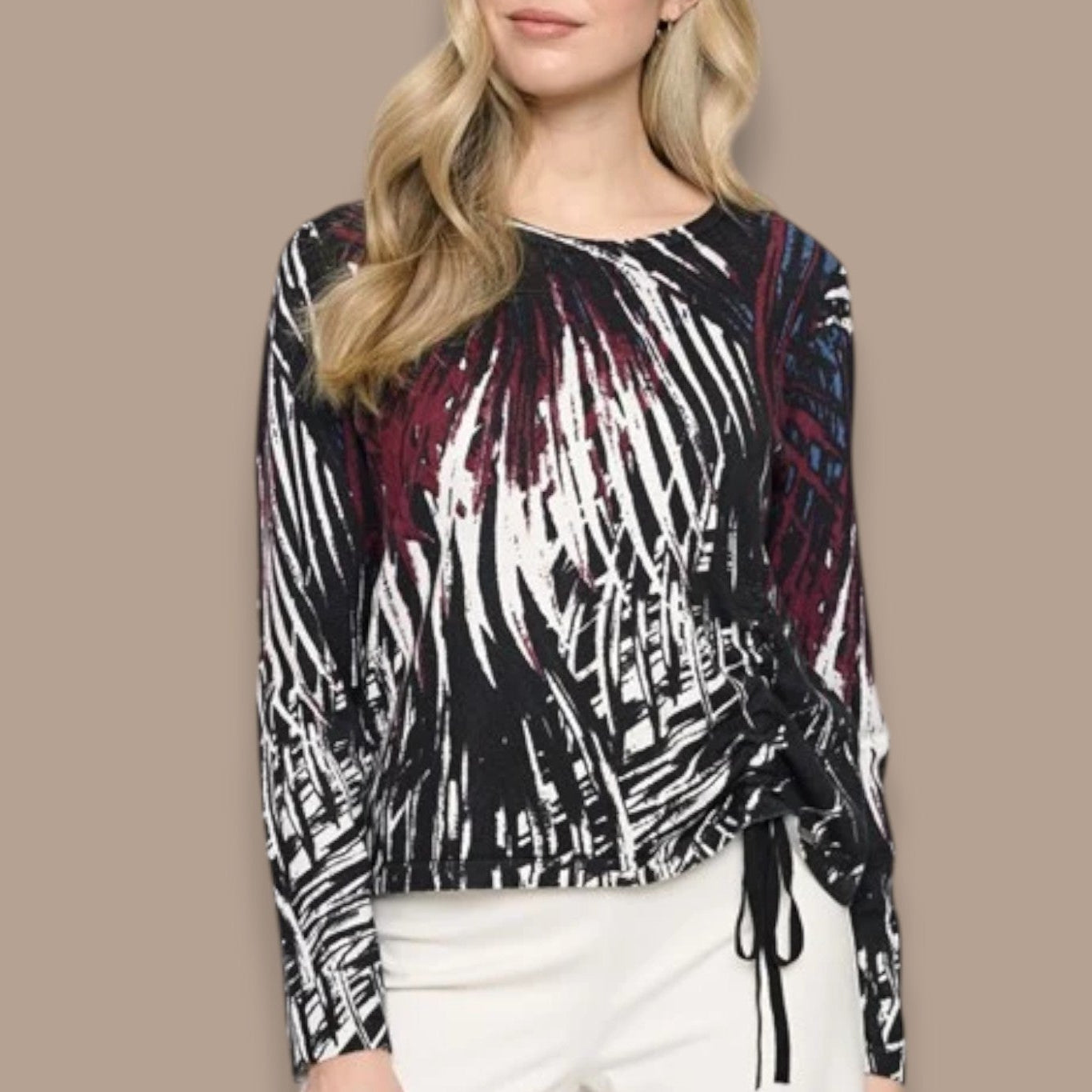 Picadilly - Ruched Drawstring Top
